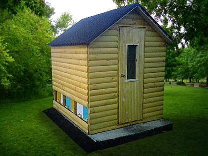 пчелиный домик, пчёлы